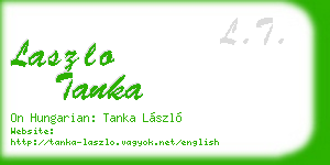 laszlo tanka business card